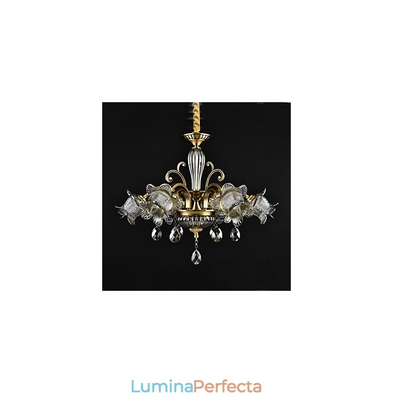 Caracteristică de pictură rustic Lodge pentru designeri Metal Interior Magazine Candelabru cu 2 becuri