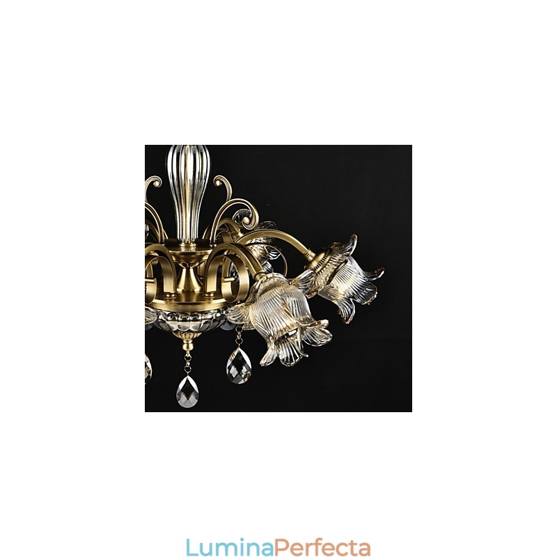 Caracteristică de pictură rustic Lodge pentru designeri Metal Interior Magazine Candelabru cu 2 becuri