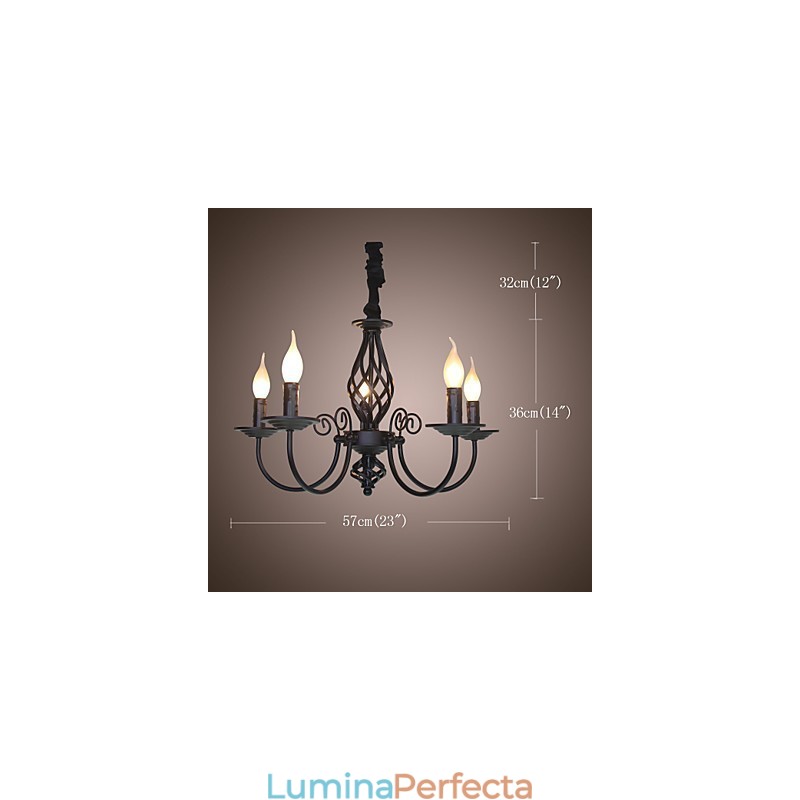Modern Contemporan Tradițional Clasic Vintage Retro Altele Caracteristici pentru Candelabru din metal în stil mini stil lumânare