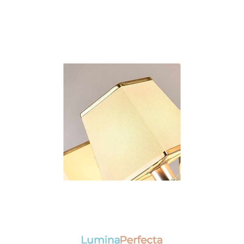 Caracteristică modernă și contemporană galvanizată pentru candelabru din metal cristal