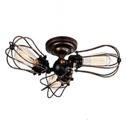 Funcție de pictură retro pentru candelabru din metal pentru designeri de stil mini
