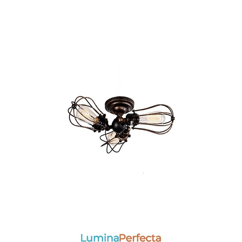 Funcție de pictură retro pentru candelabru din metal pentru designeri de stil mini
