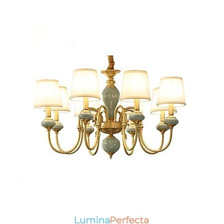 Candelabru Tradițional Clasic Country Alamă Caracteristică pentru Mini Style Metal 8 Becuri Candelabru Tradițional Clasic Country Alamă Caracteristică pentru Mini Style Metal 8 Becuri