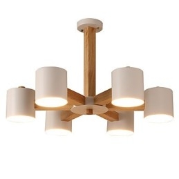 Candelabru cu 6 lumini Modern Contemporan Tradițional Clasic Vintage Country Caracteristică din lemn pentru lemn