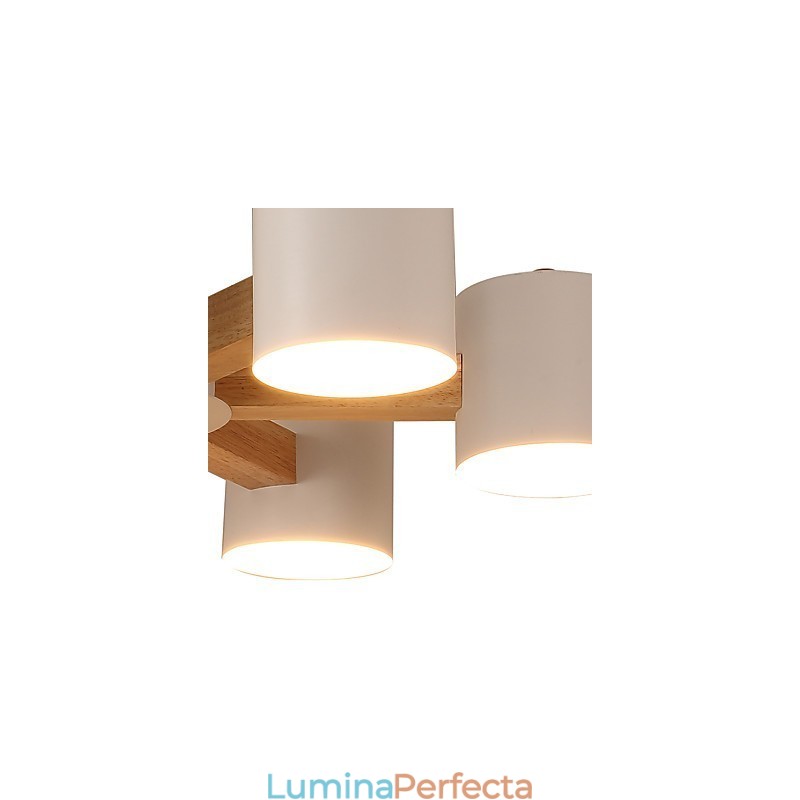 Candelabru cu 6 lumini Modern Contemporan Tradițional Clasic Vintage Country Caracteristică din lemn pentru lemn