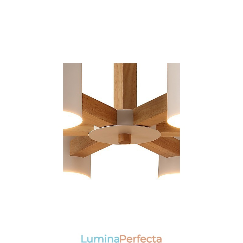 Candelabru cu 6 lumini Modern Contemporan Tradițional Clasic Vintage Country Caracteristică din lemn pentru lemn
