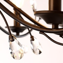 Candelabru din cristal cu 12 lumini Modern Contemporan Tradițional Clasic Vintage Retro Pictură Țară Caracteristică