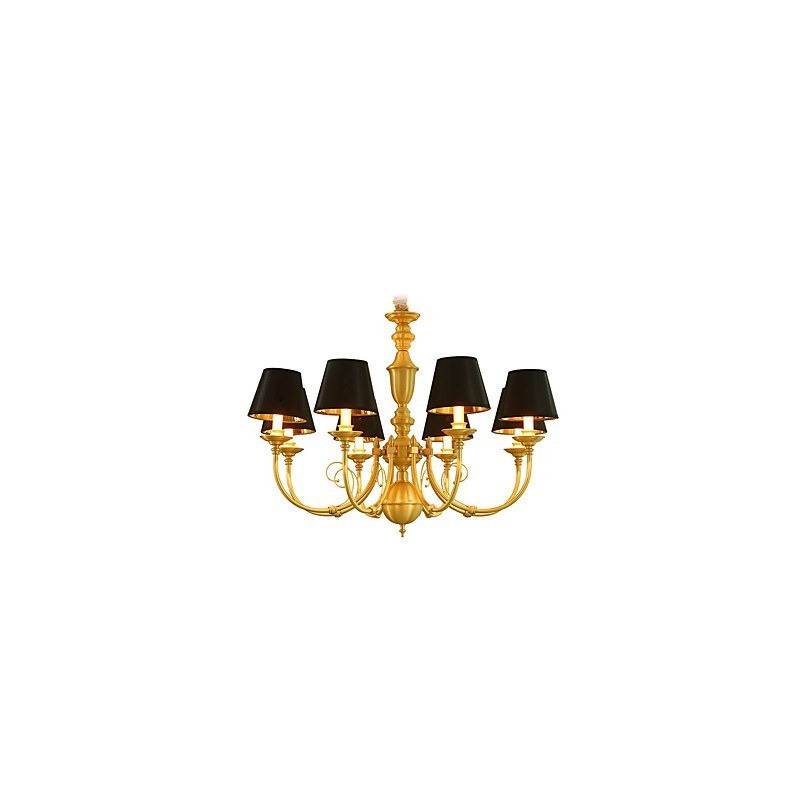 Candelabru Tradițional Clasic Country Alamă Caracteristică pentru Mini Style Metal 8 Becuri