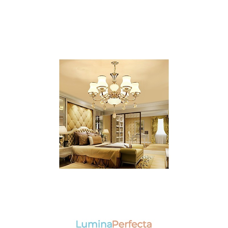 Candelabru Modern Contemporan Caracteristică galvanizată pentru metal cristal