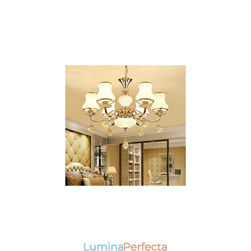 Candelabru Modern Contemporan Caracteristică galvanizată pentru metal cristal