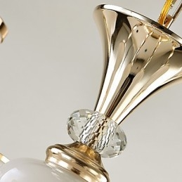 Candelabru Modern Contemporan Caracteristică galvanizată pentru metal cristal