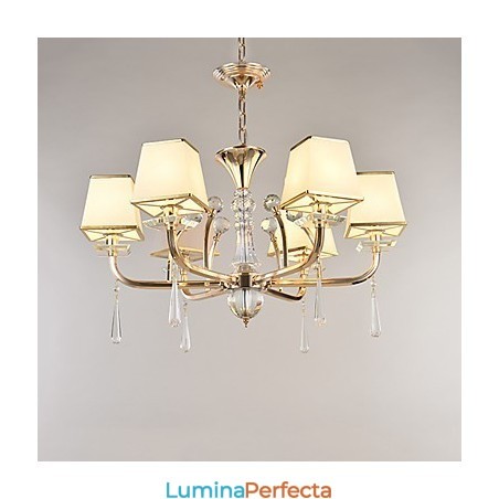 Candelabru Modern Contemporan Caracteristică galvanizată pentru metal cristal Candelabru Modern Contemporan Caracteristică galvanizată pentru metal cristal