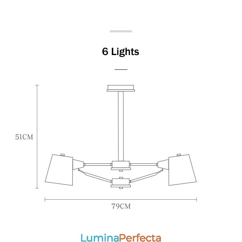 Mai multe culori din lemn de macaron pictură vintage caracteristică candelabru din metal
