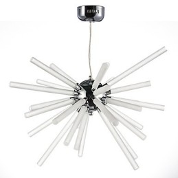 Caracteristica Globe Chrome pentru candelabru din metal cristal