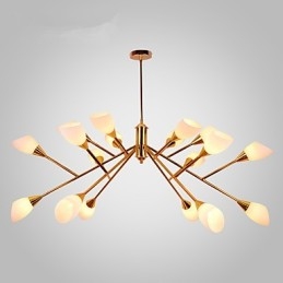 Candelabru Pastoral Nordic Simplu Atmosferic Candelabru Creativ pentru Lobby