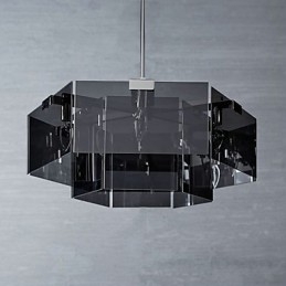 Caracteristică de pictură rustic Lodge pentru designeri Candelabru din metal cu 6 becuri