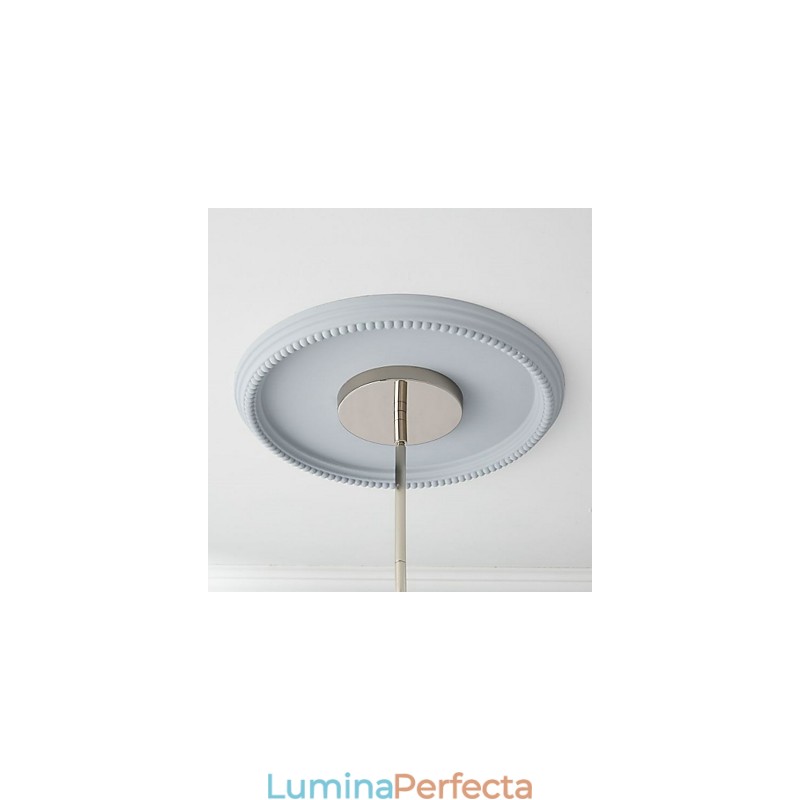 Caracteristică de pictură rustic Lodge pentru designeri Candelabru din metal cu 6 becuri