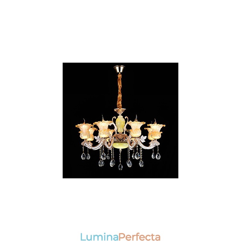 Modern, contemporan, tradițional, clasic, aliaj de zinc, caracteristică pentru lumina suspendată din metal în stil mini cristal