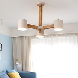 Candelabru cu 3 lumini Modern Contemporan Tradițional Clasic Vintage Country Caracteristică din lemn pentru lemn