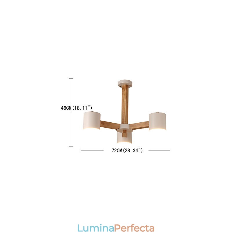 Candelabru cu 3 lumini Modern Contemporan Tradițional Clasic Vintage Country Caracteristică din lemn pentru lemn