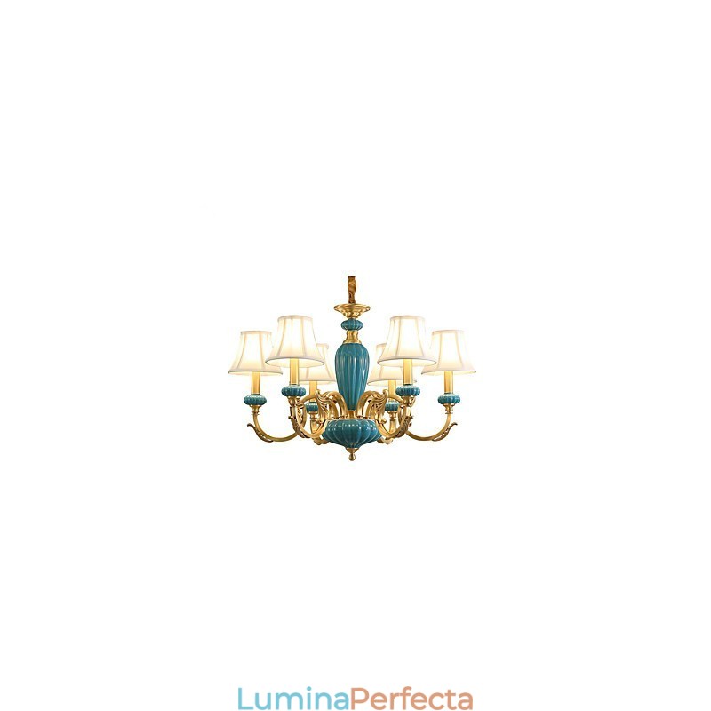Candelabru din cupru Candelabru decorativ din jad
