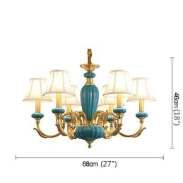 Candelabru din cupru Candelabru decorativ din jad