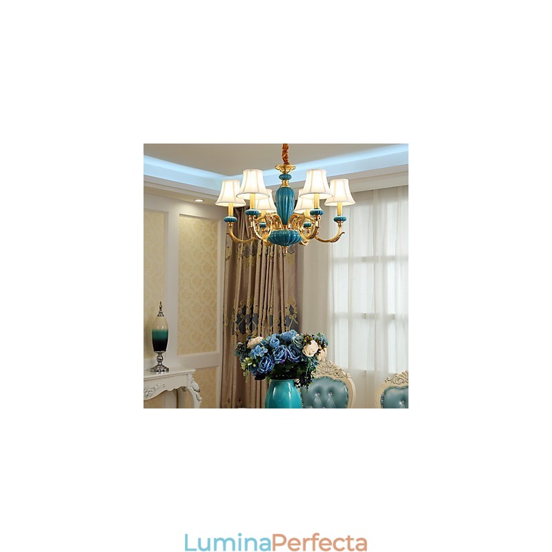 Candelabru din cupru Candelabru decorativ din jad