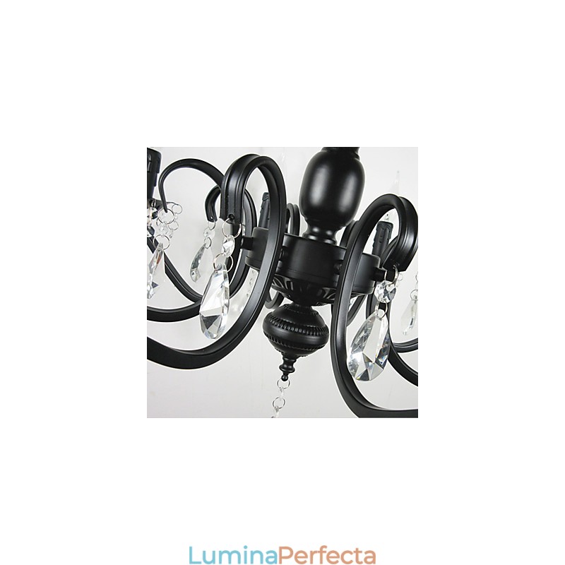 Candelabru Cristal Simplu Fier Lumanare Lumini Decorare Lămpi Iluminat