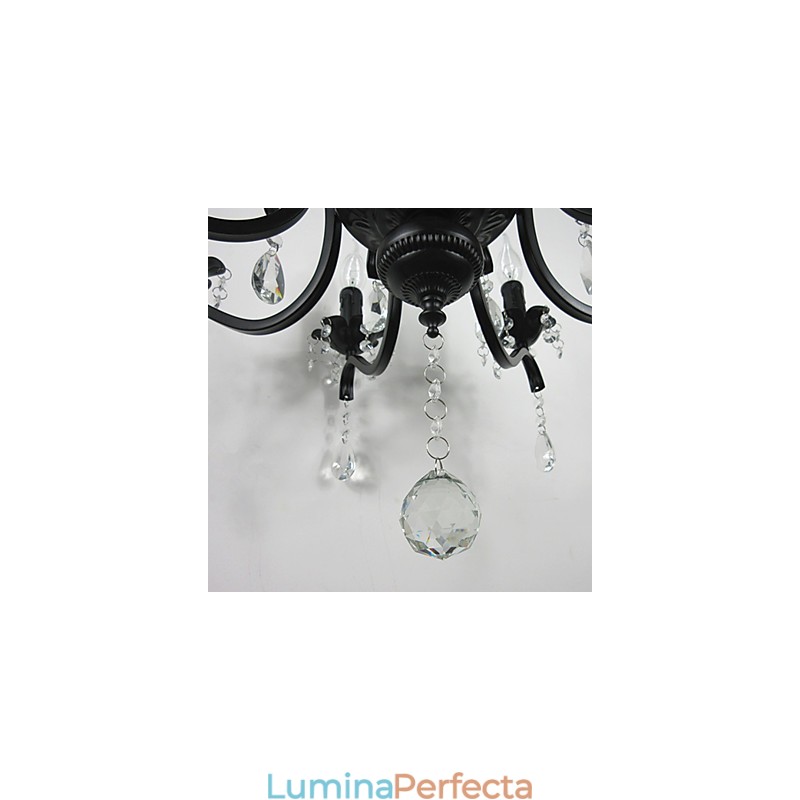 Candelabru Cristal Simplu Fier Lumanare Lumini Decorare Lămpi Iluminat