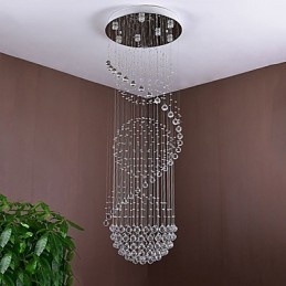 Candelabru de tavan din cristal pendanta Lampă de iluminat suspendat pentru interior acasă Lămpi pentru scări