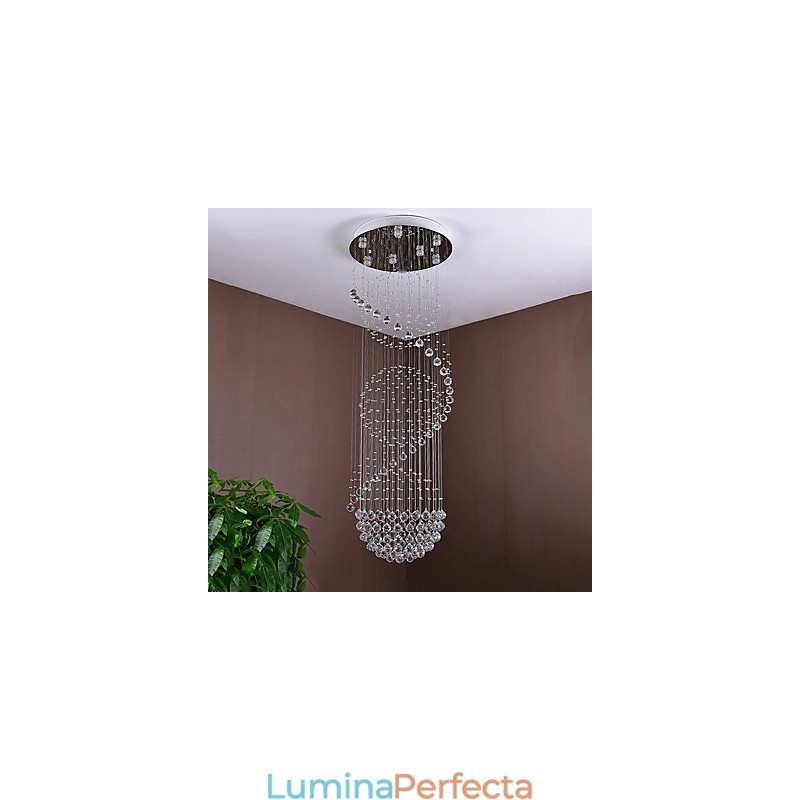 Candelabru de tavan din cristal pendanta Lampă de iluminat suspendat pentru interior acasă Lămpi pentru scări