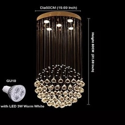 Modern Contemporan Tradițional Clasic Rustic Lodge Vintage Country Island Crystal Lampă suspendată din metal galvanizat