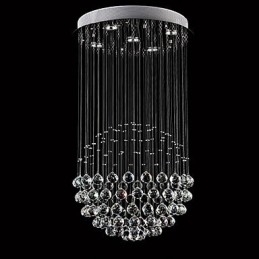 Modern Contemporan Tradițional Clasic Rustic Lodge Vintage Country Island Crystal Lampă suspendată din metal galvanizat