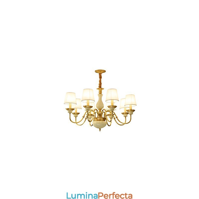 Candelabru din cupru Candelabru decorativ din jad
