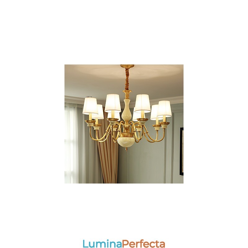 Candelabru din cupru Candelabru decorativ din jad