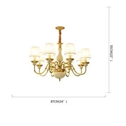 Candelabru din cupru Candelabru decorativ din jad