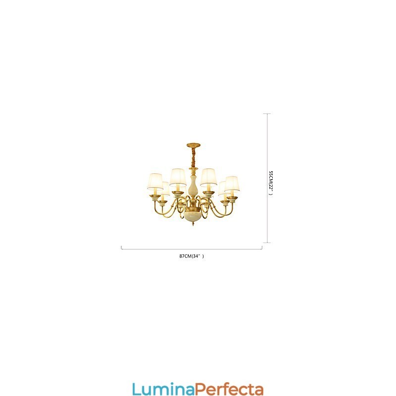 Candelabru din cupru Candelabru decorativ din jad