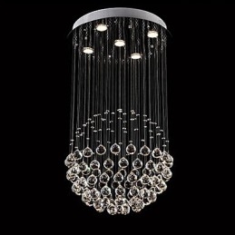 Modern Contemporan Tradițional Clasic Rustic Lodge Vintage Country Island Crystal Lampă suspendată din metal galvanizat