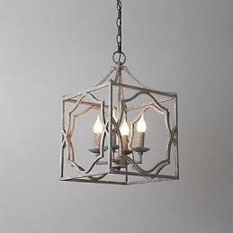 Vintage Metal American Industrial Loft Pictură Culoare Candelabru european Lampă de interior Decora Lampă suspendată