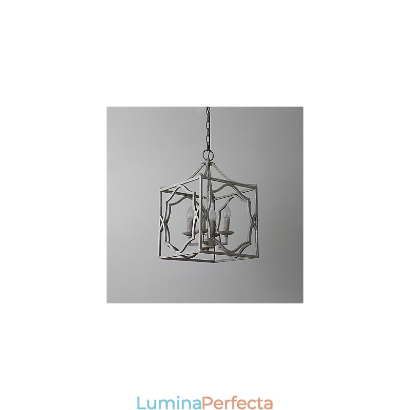 Vintage Metal American Industrial Loft Pictură Culoare Candelabru european Lampă de interior Decora Lampă suspendată