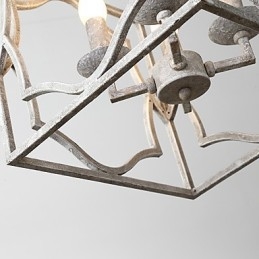 Vintage Metal American Industrial Loft Pictură Culoare Candelabru european Lampă de interior Decora Lampă suspendată