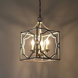 Vintage Metal American Industrial Loft Pictură Culoare Candelabru european Lampă de interior Decora Lampă suspendată