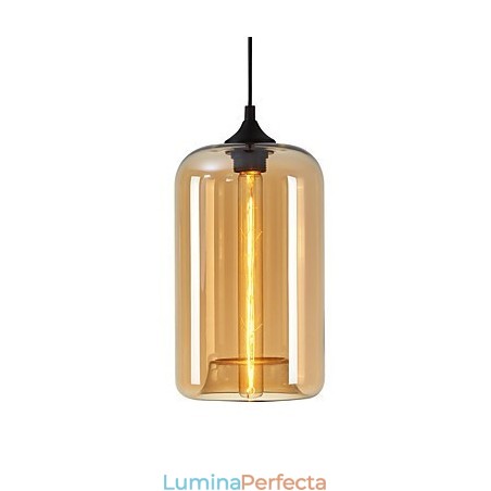 Pandantiv cu design sticle, 1 lumină, pictură minimalistă din fier Pandantiv cu design sticle, 1 lumină, pictură minimalistă din fier