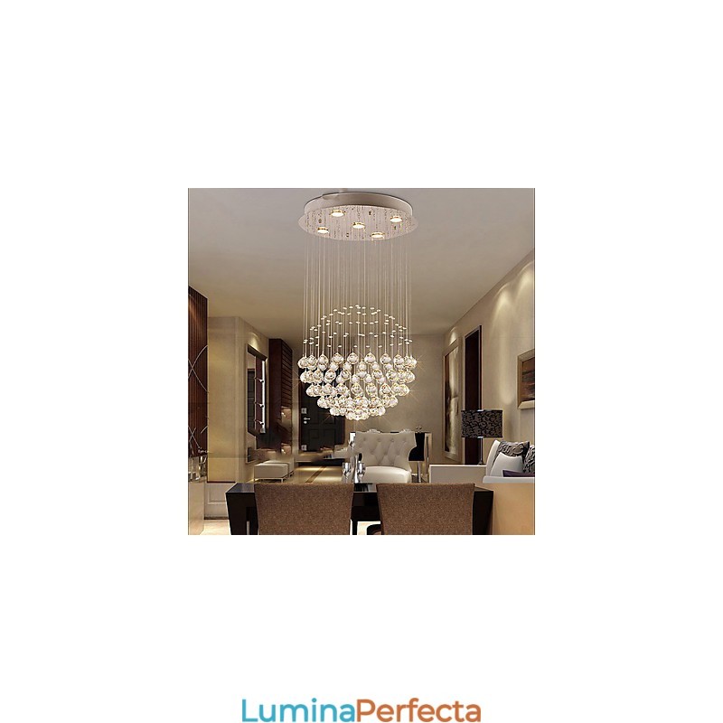 Modern Contemporan Tradițional Clasic Rustic Lodge Vintage Country Island Crystal Lampă suspendată din metal galvanizat