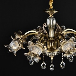 Pictură rustică pentru designeri. Candelabru cu 2 becuri