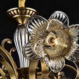 Pictură rustică pentru designeri. Candelabru cu 2 becuri