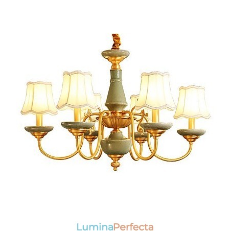 Candelabru din cupru Candelabru decorativ din jad