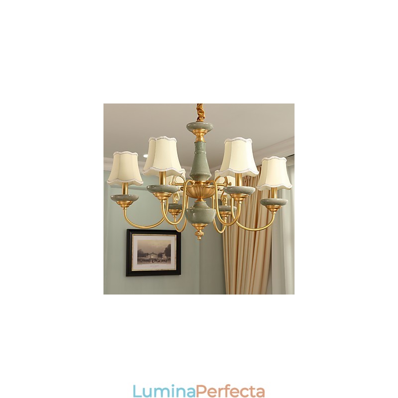 Candelabru din cupru Candelabru decorativ din jad