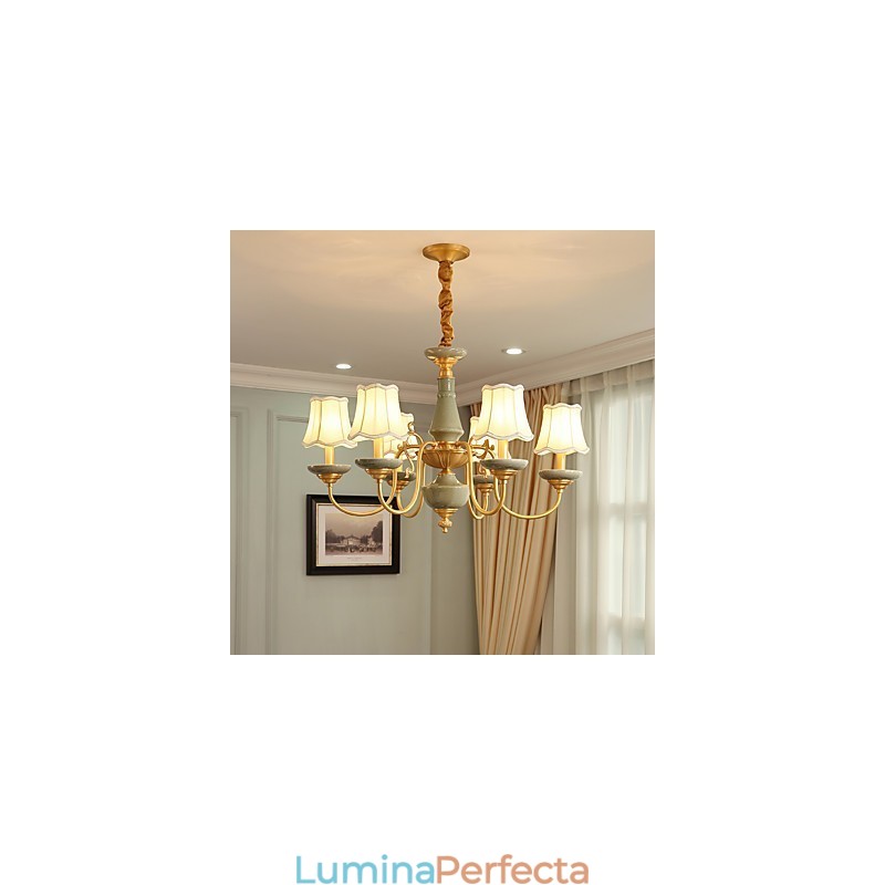 Candelabru din cupru Candelabru decorativ din jad