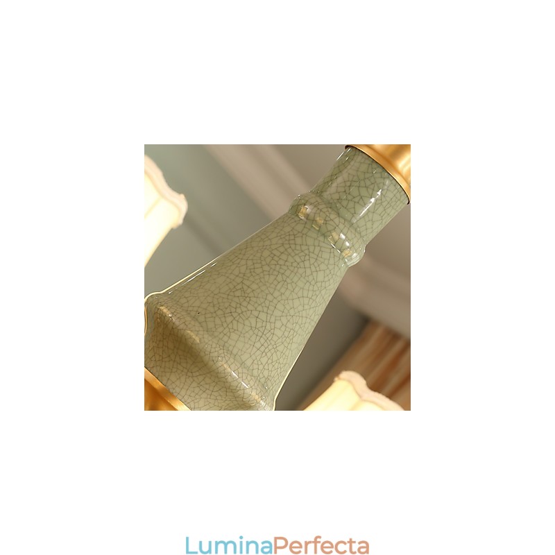 Candelabru din cupru Candelabru decorativ din jad